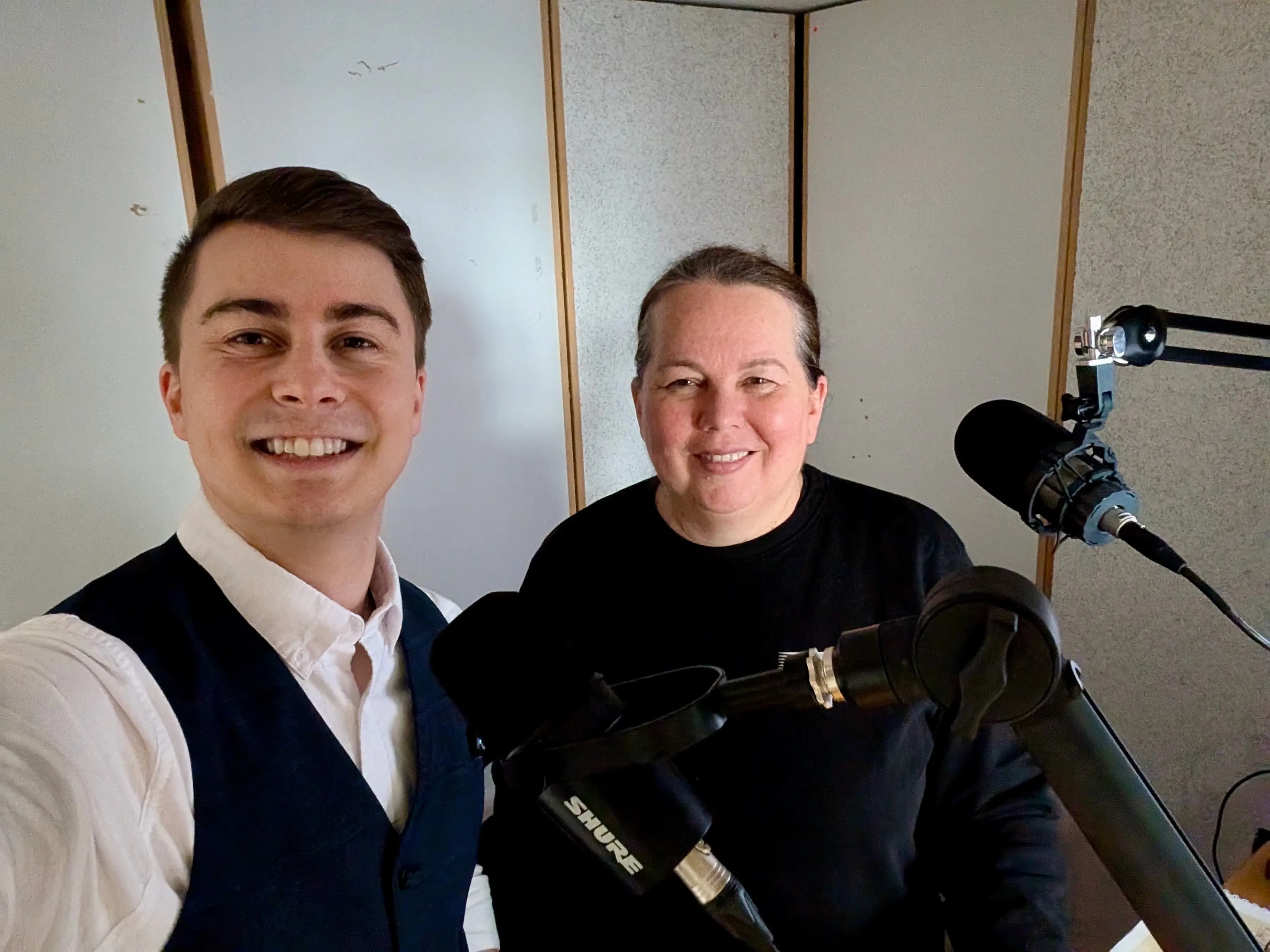 Michael being interviewed on the Campus Talk Podcast